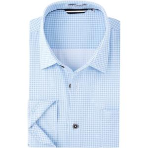 Alex Vando Mens Printed Dress Shirts Long Sleeve Regular Fit Button Down Shirt(Blue 03)
