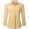 Hidden Placket Khaki