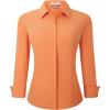 Hidden Placket Orange