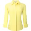 Hidden Placket Yellow