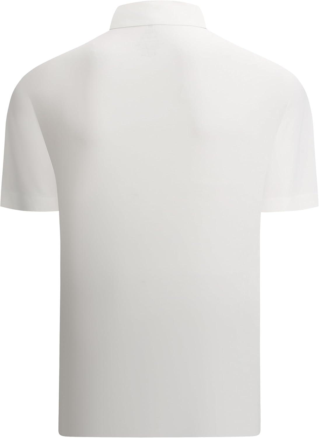 imageAlex Vando Mens Golf Shirt Moisture Wicking Performance amp Polished Style Polo Shirts for MenWhite Pique