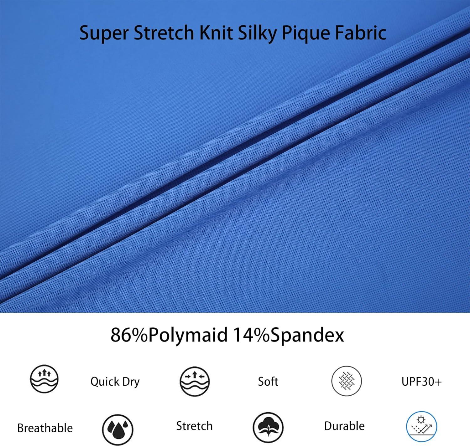 imageAlex Vando Mens Dress Shirts Regular Fit Long Sleeve Stretch Business Dress Shirts for MenKnit Royal