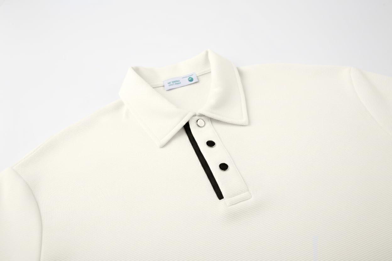 imageAlex Vando Mens Polo Shirts Short Sleeve Regular Fit Fashion Designed ShirtApricot 54
