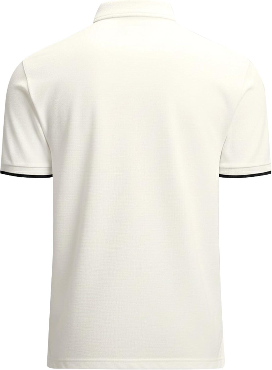 imageAlex Vando Mens Polo Shirts Short Sleeve Regular Fit Fashion Designed ShirtApricot 54