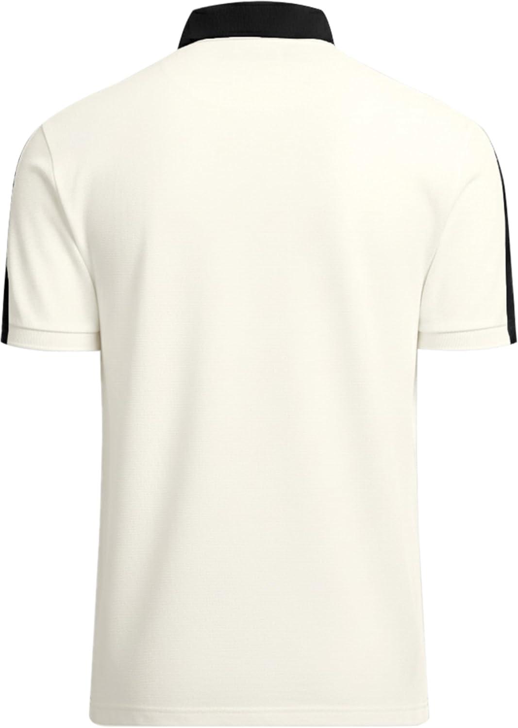 imageAlex Vando Mens Polo Shirts Short Sleeve Regular Fit Fashion Designed ShirtWestern Apricot