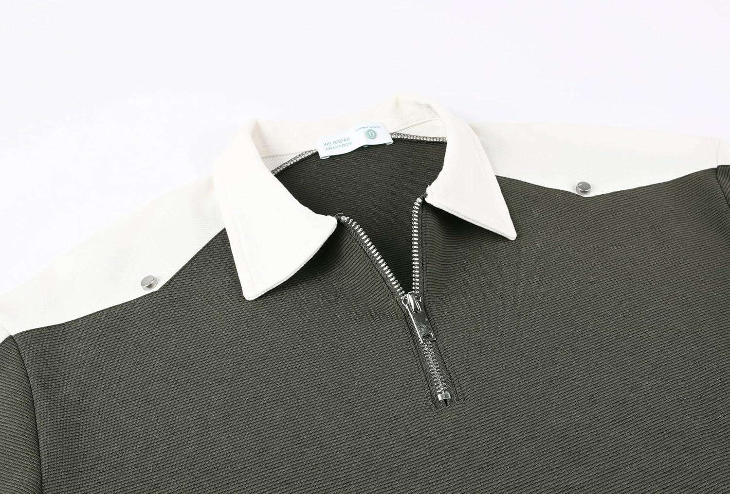 imageAlex Vando Mens Polo Shirts Short Sleeve Regular Fit Fashion Designed ShirtWestern Green