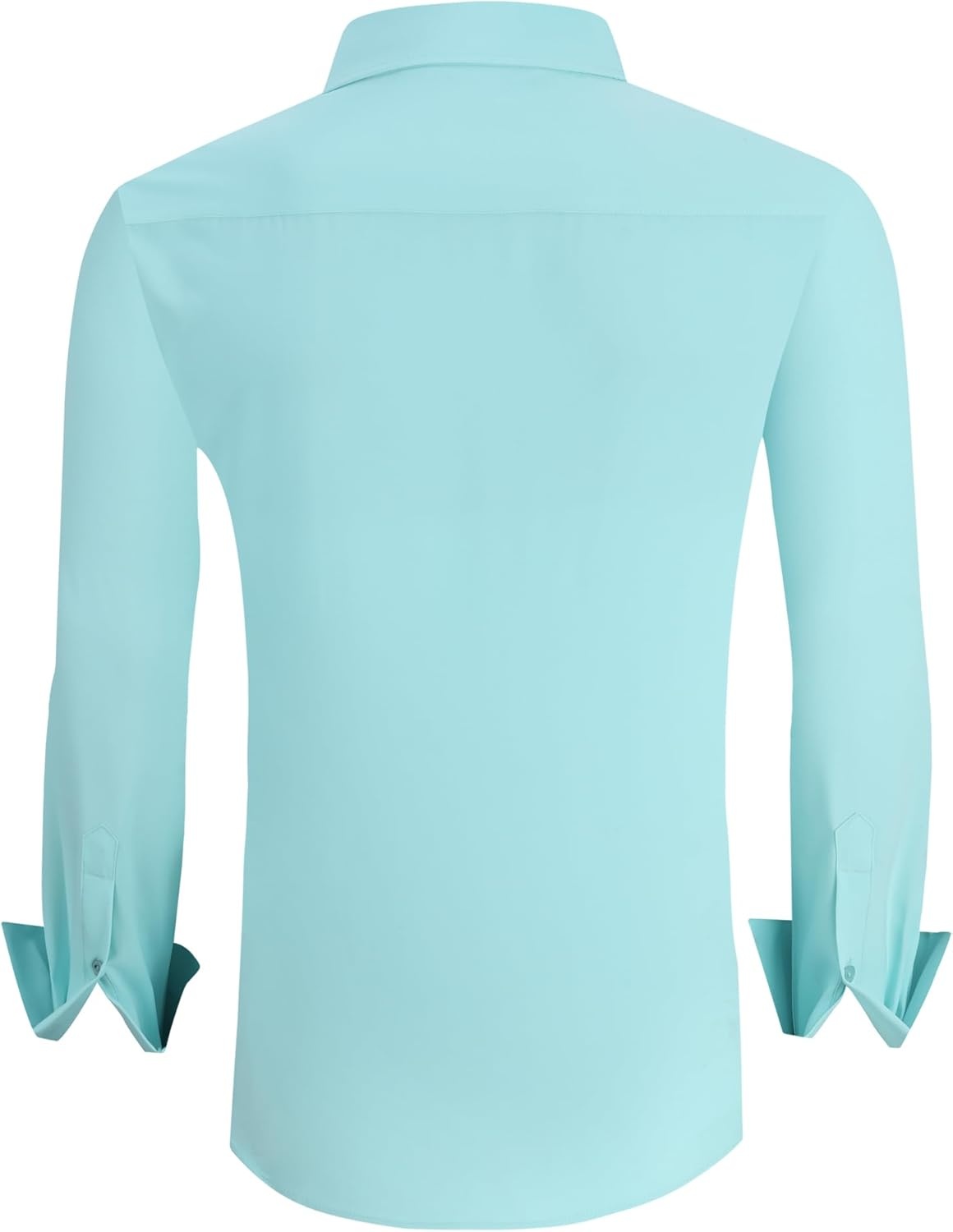 image:imageAlex Vando Mens Dress Shirts Regular Fit Long Sleeve Stretch Business Dress Shirts for MenMint
