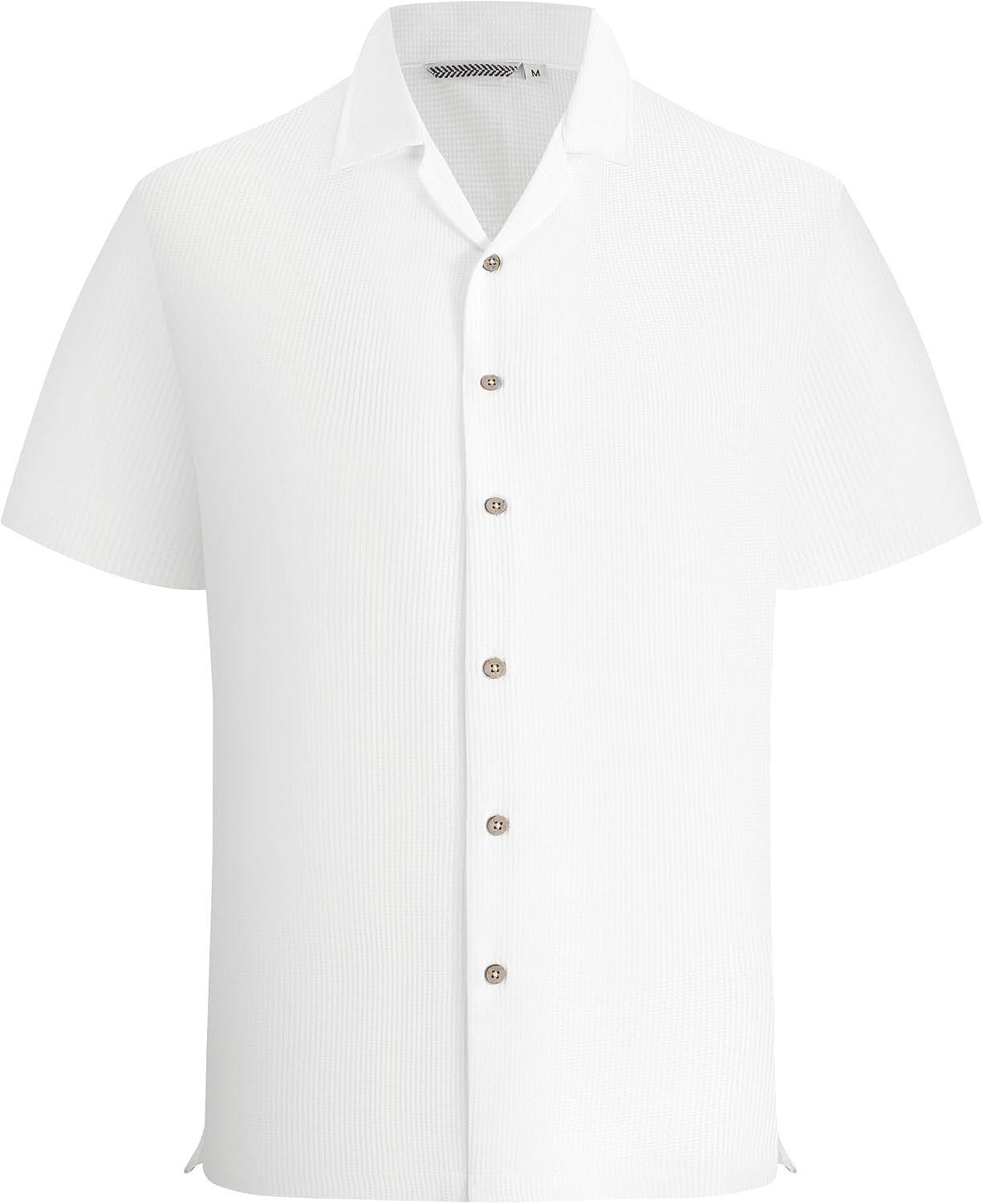 image:imageAlex Vando Mens Short Sleeve 2Piece Outfit Summer Shirt amp Shorts SetsWhite
