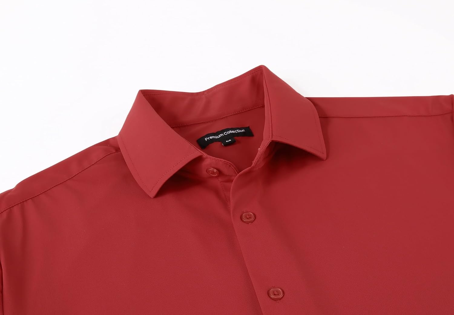 image:imageAlex Vando Mens Wrinkle Resistant Business Casual Stretch Dress Shirt Lightweight silky textureeasy washneat silhouetteflexible mobilitymultiscene matchinglow upkeepdaily office amp travelRed