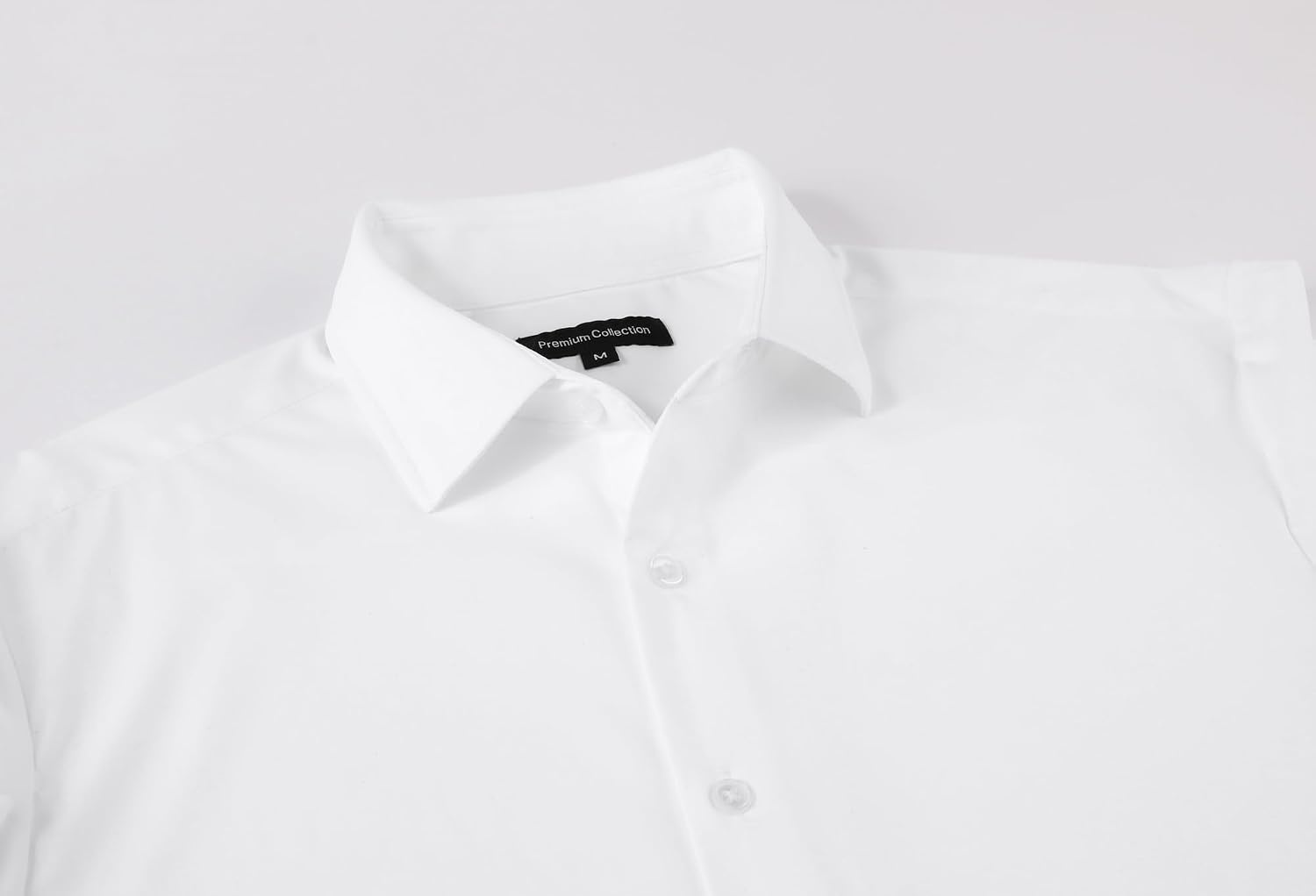 image:imageAlex Vando Mens Wrinkle Resistant Business Casual Stretch Dress Shirt Lightweight silky textureeasy washneat silhouetteflexible mobilitymultiscene matchinglow upkeepdaily office amp travelWhite