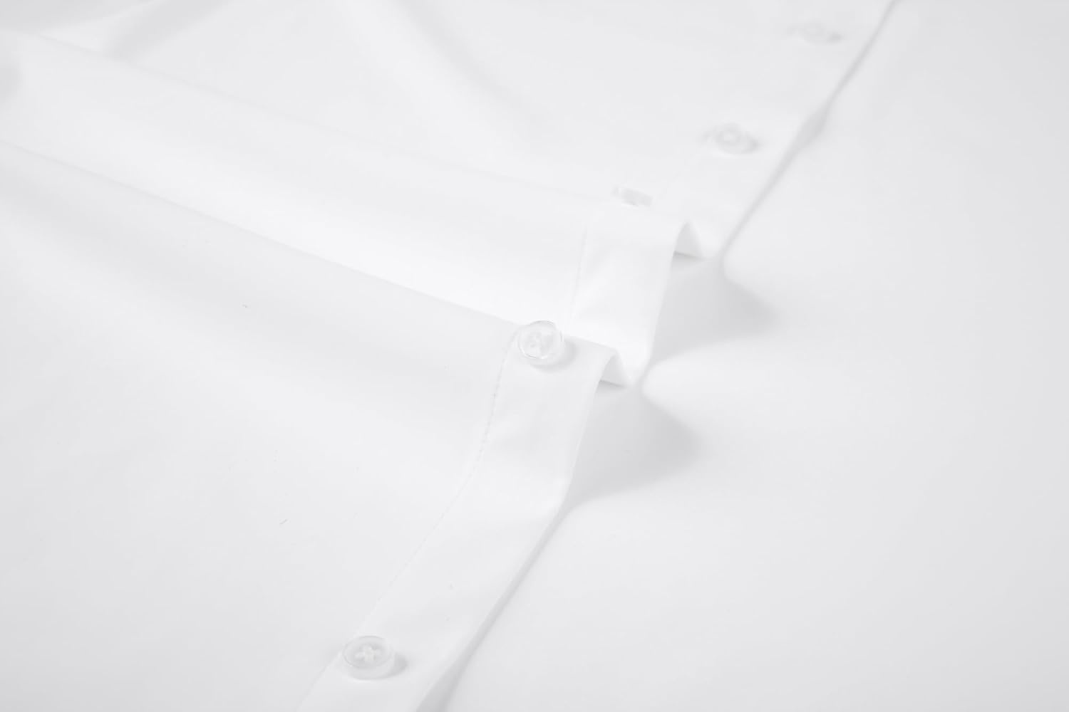 image:imageAlex Vando Mens Wrinkle Resistant Business Casual Stretch Dress Shirt Lightweight silky textureeasy washneat silhouetteflexible mobilitymultiscene matchinglow upkeepdaily office amp travelWhite
