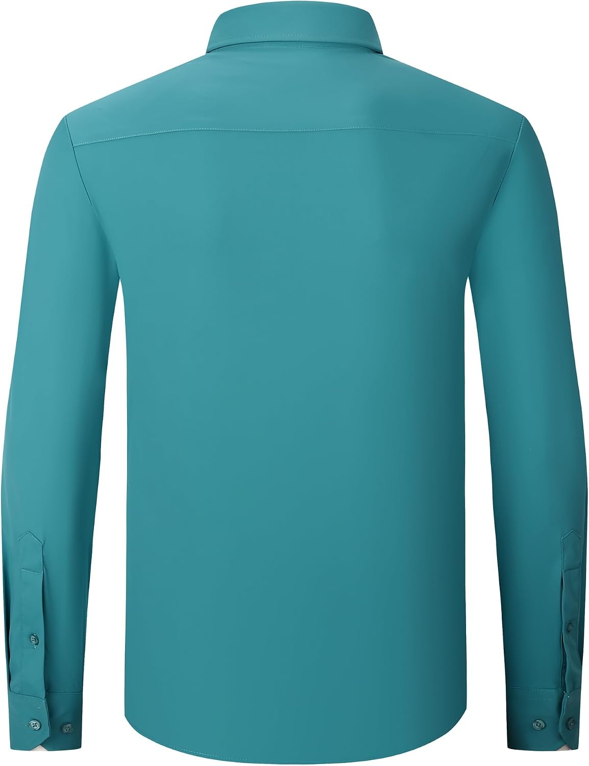 image:imageAlex Vando Mens Wrinkle Resistant Business Casual Stretch Dress Shirt Lightweight silky textureeasy washneat silhouetteflexible mobilitymultiscene matchinglow upkeepdaily office amp travelTeal