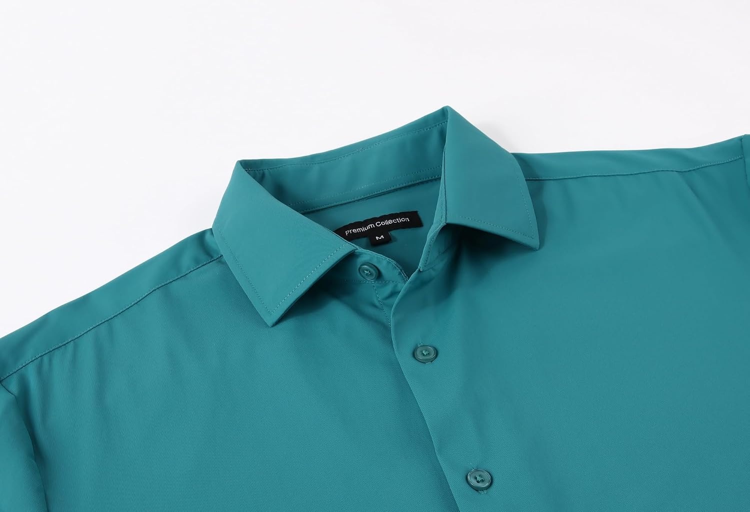 image:imageAlex Vando Mens Wrinkle Resistant Business Casual Stretch Dress Shirt Lightweight silky textureeasy washneat silhouetteflexible mobilitymultiscene matchinglow upkeepdaily office amp travelTeal