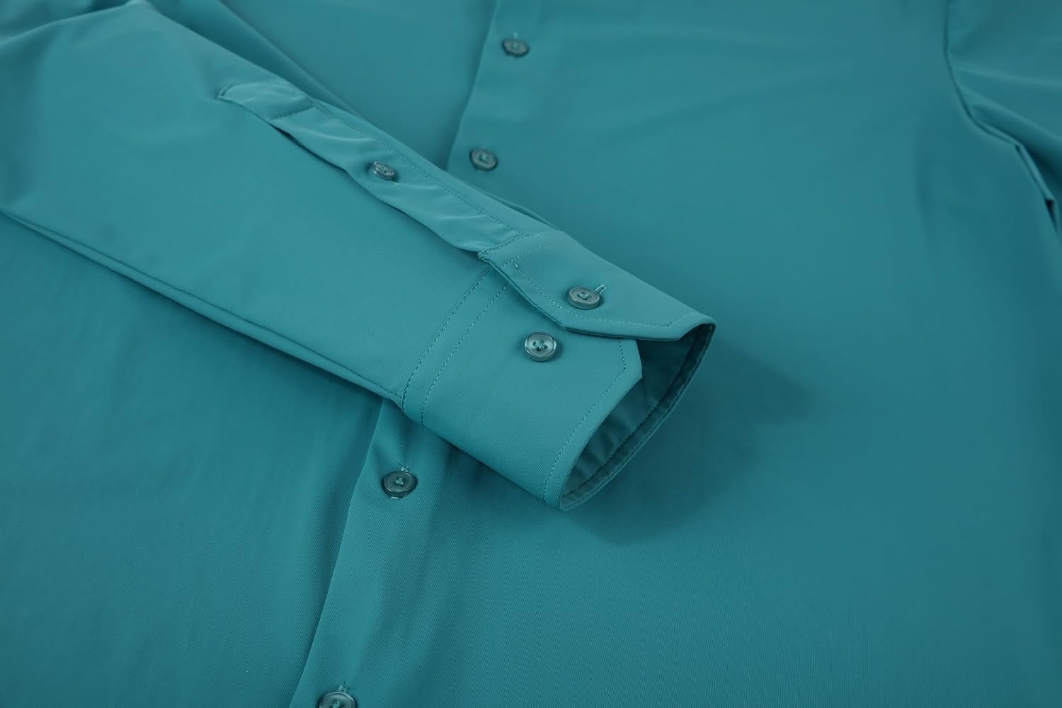 image:imageAlex Vando Mens Wrinkle Resistant Business Casual Stretch Dress Shirt Lightweight silky textureeasy washneat silhouetteflexible mobilitymultiscene matchinglow upkeepdaily office amp travelTeal