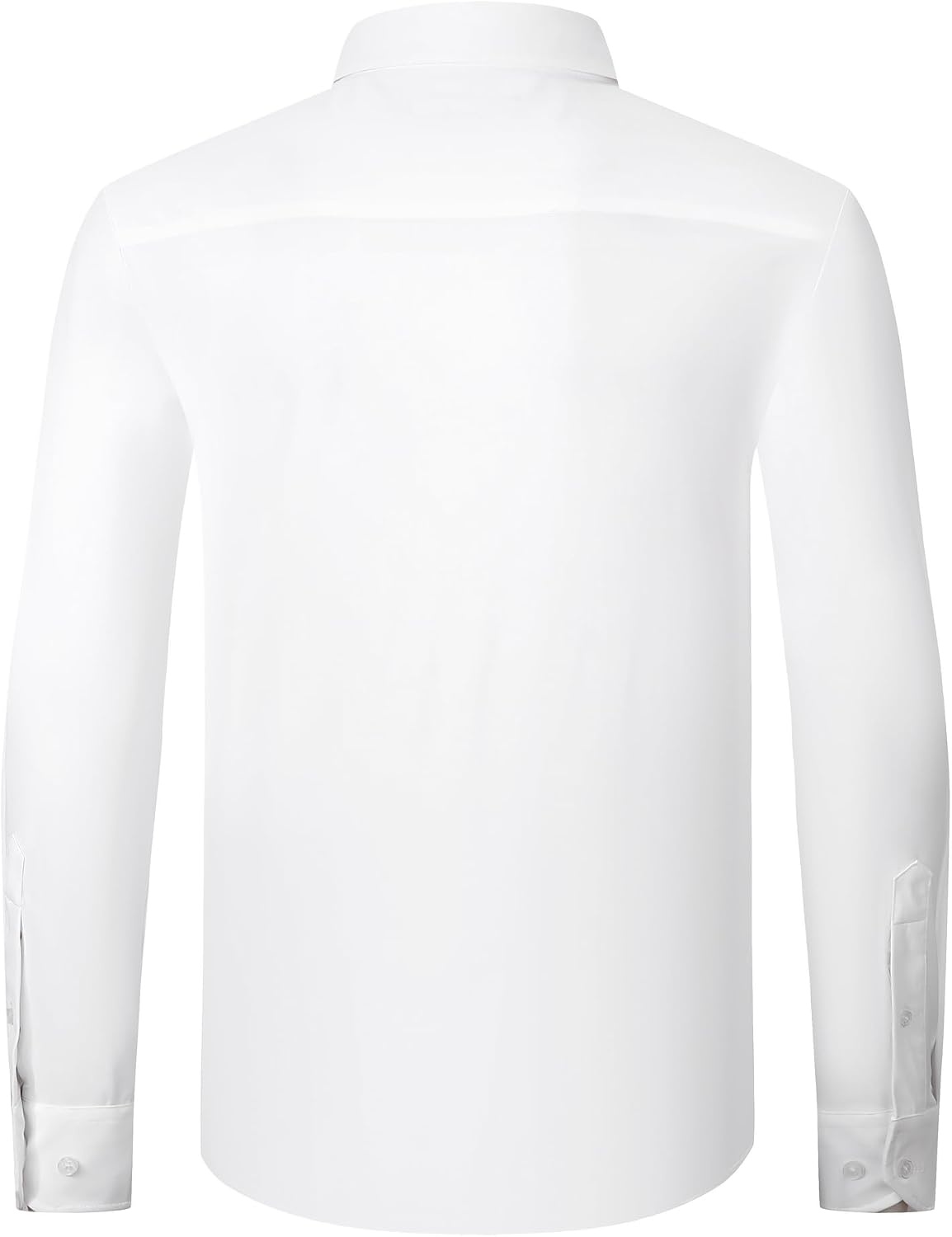 image:imageAlex Vando Mens Wrinkle Resistant Business Casual Stretch Dress Shirt Lightweight silky textureeasy washneat silhouetteflexible mobilitymultiscene matchinglow upkeepdaily office amp travelWhite