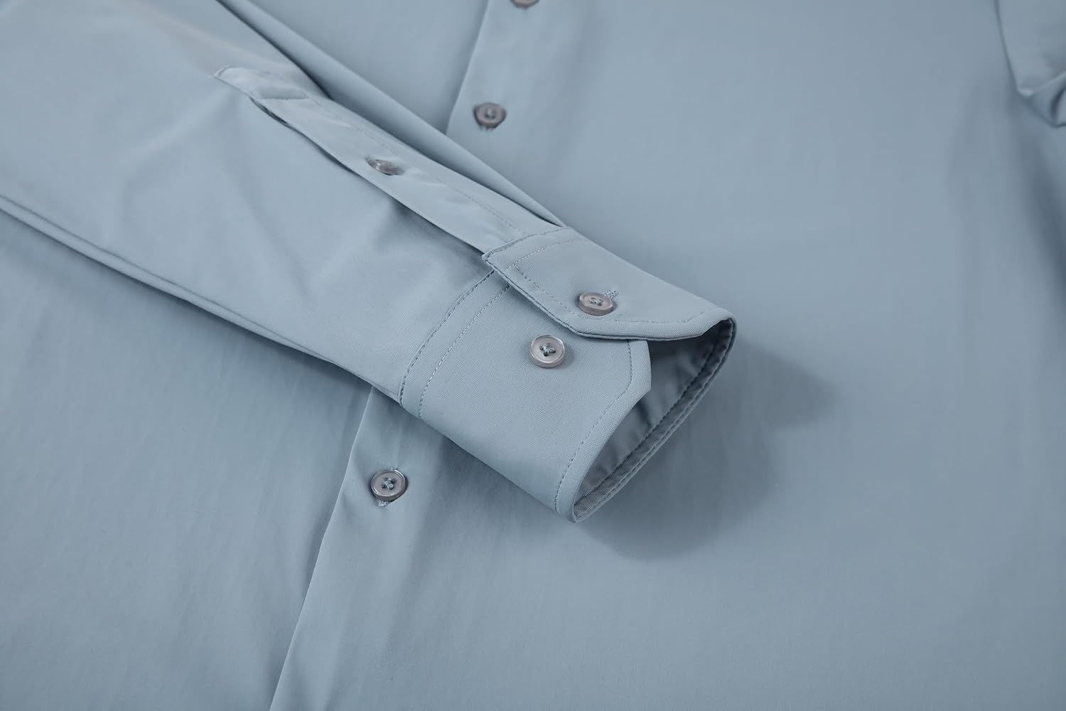 image:imageAlex Vando Mens Wrinkle Resistant Business Casual Stretch Dress Shirt Lightweight silky textureeasy washneat silhouetteflexible mobilitymultiscene matchinglow upkeepdaily office amp travelDusty Blue