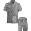 Grey Paisley