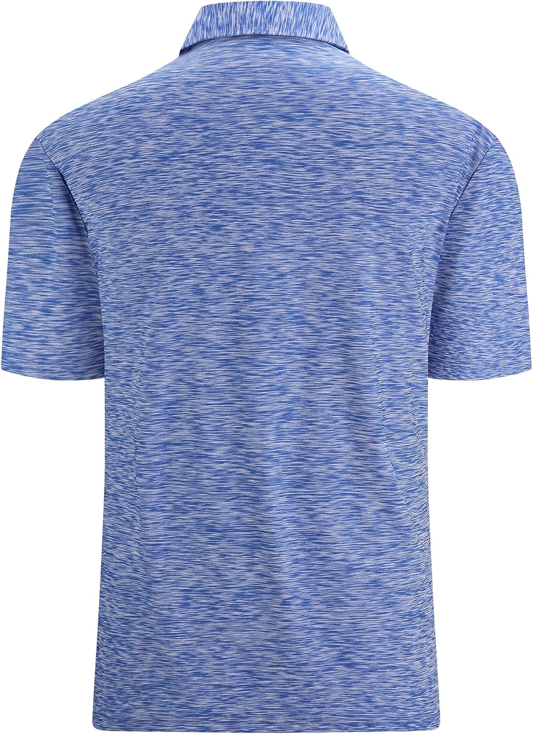 image:imageAlex Vando Mens Golf Shirt Moisture Wicking QuickDry Short Sleeve Polo UPF40Soft amp stretchSweat resistantMultiscene sports amp office apparelBlue