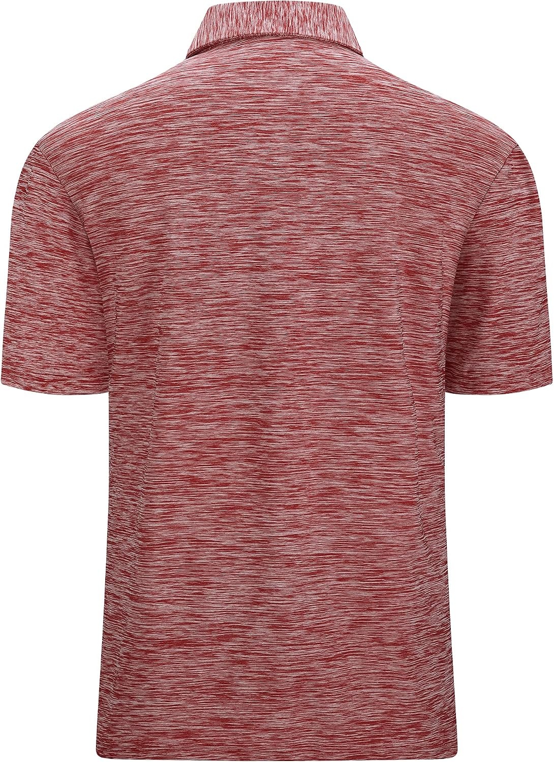 image:imageAlex Vando Mens Golf Shirt Moisture Wicking QuickDry Short Sleeve Polo UPF40Soft amp stretchSweat resistantMultiscene sports amp office apparelBurgundy