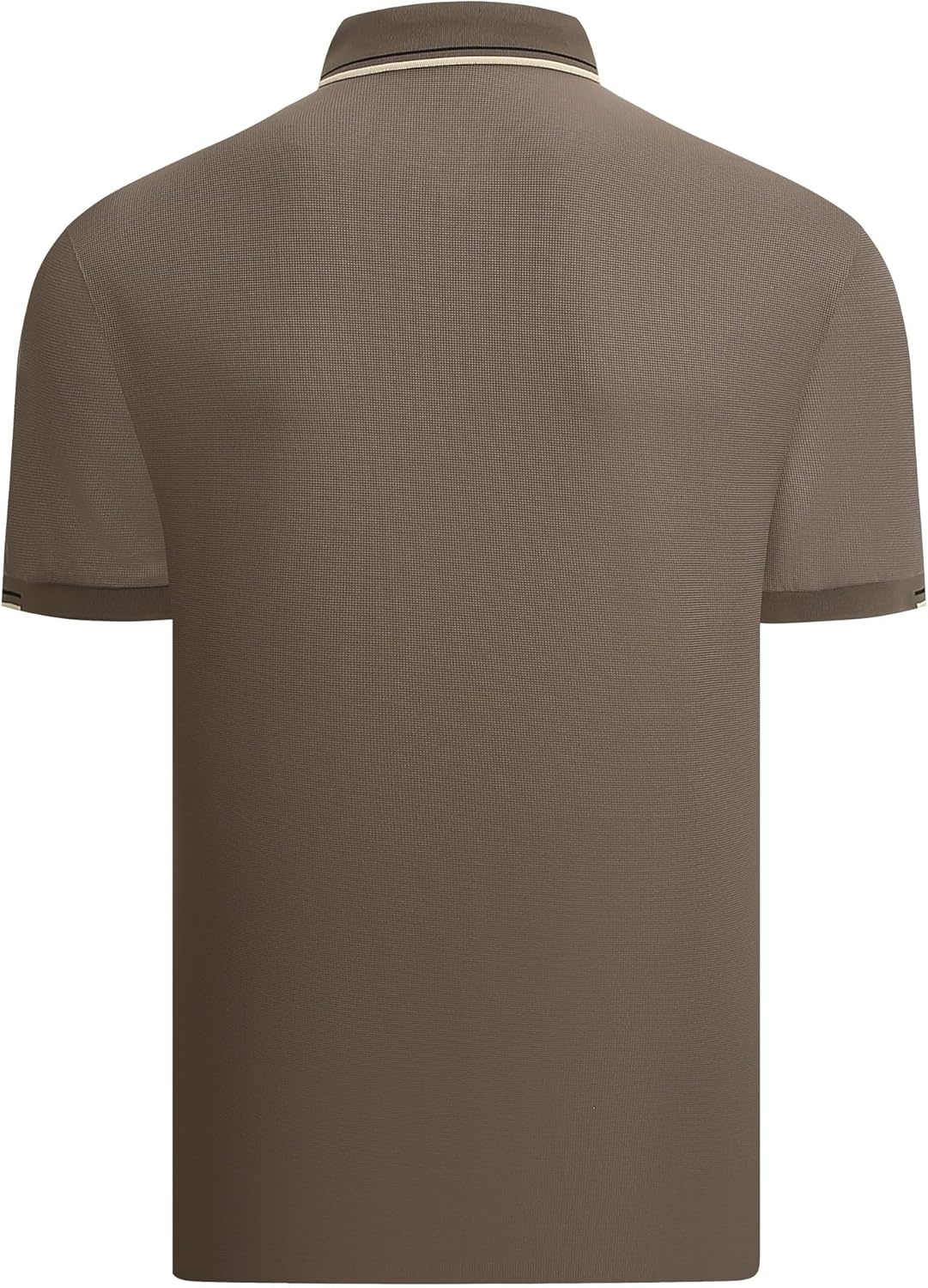 image:imageAlex Vando Mens Golf Shirt Moisture Wicking QuickDry Short Sleeve Polo UPF40Soft amp stretchSweat resistantMultiscene sports amp office apparelCoffee 188