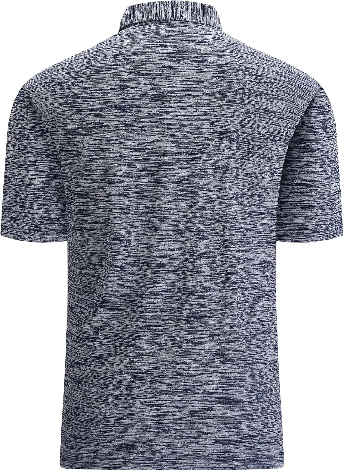 image:imageAlex Vando Mens Golf Shirt Moisture Wicking QuickDry Short Sleeve Polo UPF40Soft amp stretchSweat resistantMultiscene sports amp office apparelNavy2