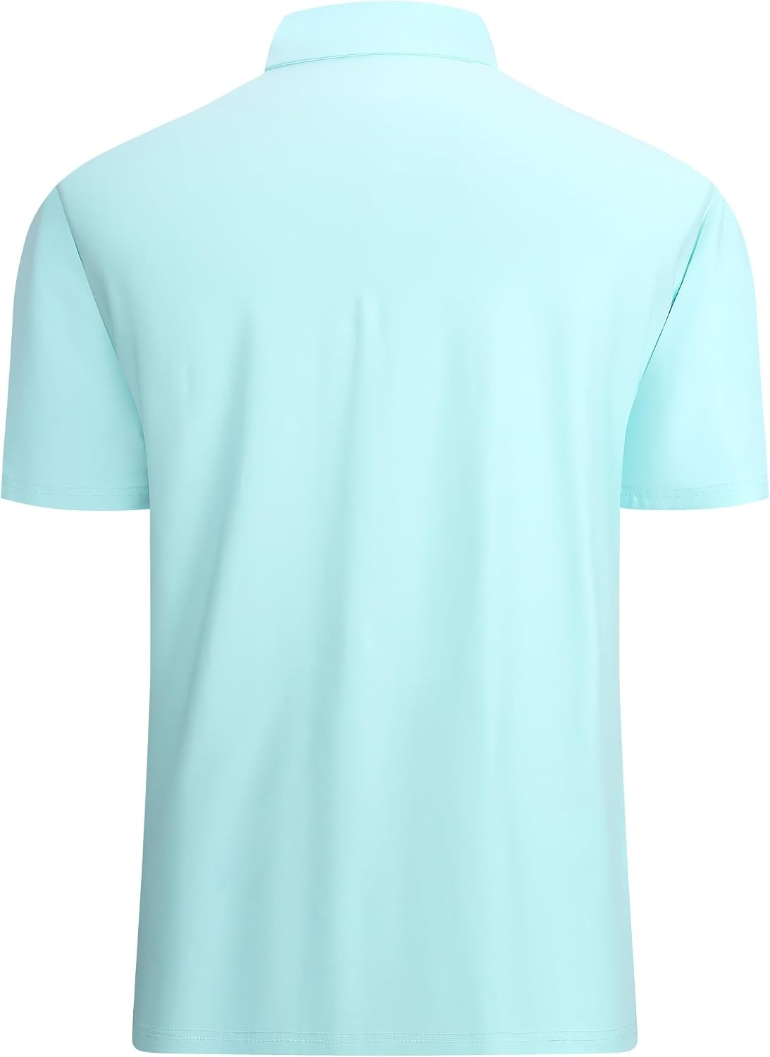 image:imageAlex Vando Mens Golf Shirt Moisture Wicking QuickDry Short Sleeve Polo UPF40Soft amp stretchSweat resistantMultiscene sports amp office apparelTblue