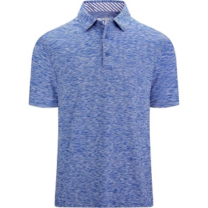 Alex Vando Mens Golf Shirt Moisture Wicking Quick-Dry Short Sleeve Polo | UPF40,Soft & stretch,Sweat resistant,Multi-scene sports & office apparel(Blue)