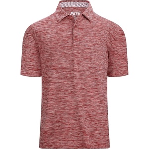 Alex Vando Mens Golf Shirt Moisture Wicking Quick-Dry Short Sleeve Polo | UPF40,Soft & stretch,Sweat resistant,Multi-scene sports & office apparel(Burgundy)