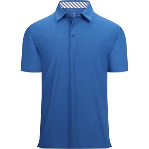Alex Vando Mens Golf Shirt Moisture Wicking Quick-Dry Short Sleeve Polo | UPF40,Soft & stretch,Sweat resistant,Multi-scene sports & office apparel(Royal)