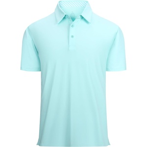 Alex Vando Mens Golf Shirt Moisture Wicking Quick-Dry Short Sleeve Polo | UPF40,Soft & stretch,Sweat resistant,Multi-scene sports & office apparel(T-blue)