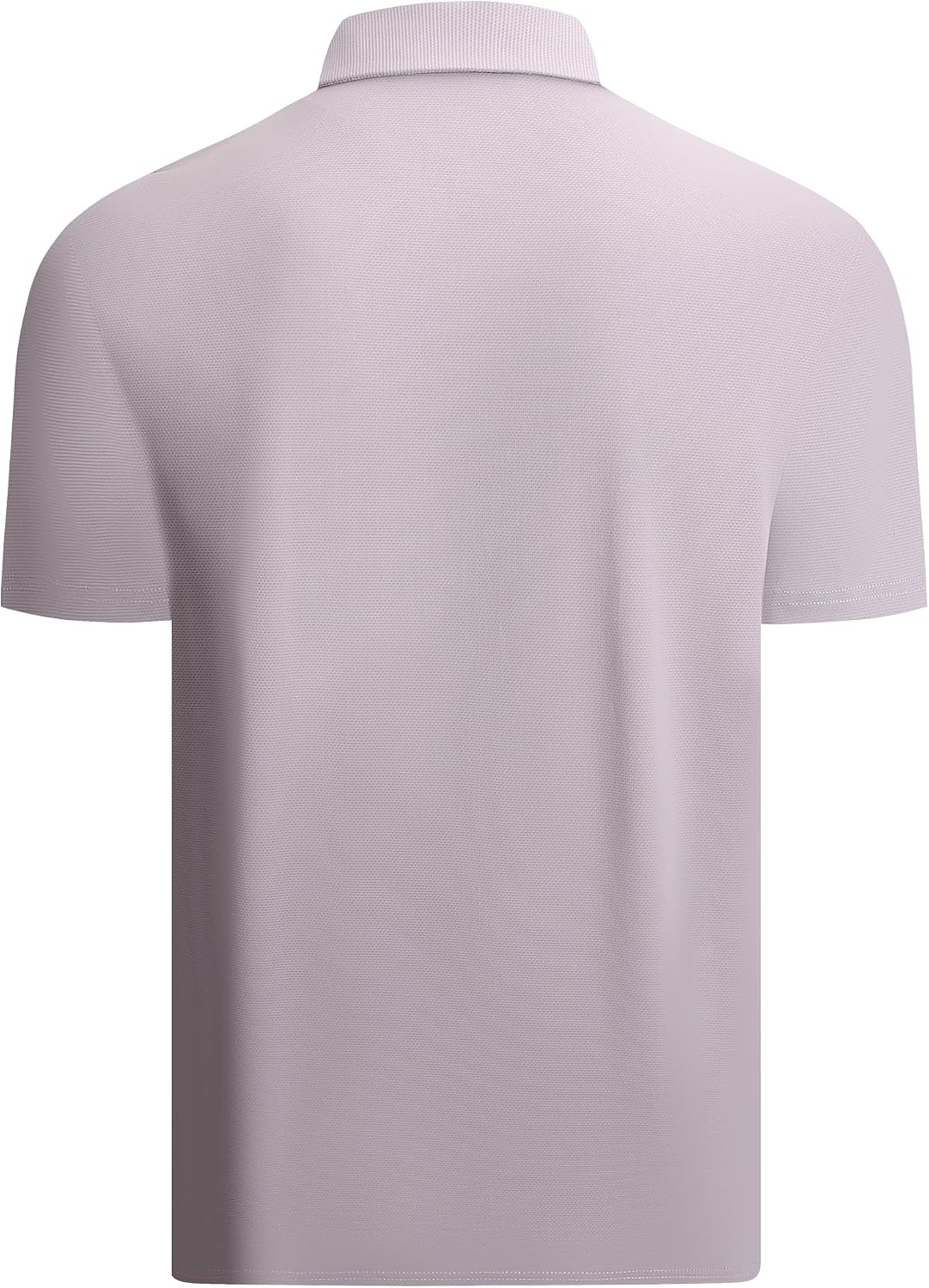 image:imageAlex Vando Mens Golf Polo Shirt Textured Stretch Performance Polo Structured Collar Textured Knit Finish 8Way Stretch Regular Fit True to Size 87 Nylon 13 Spandex Machine WashablePurple