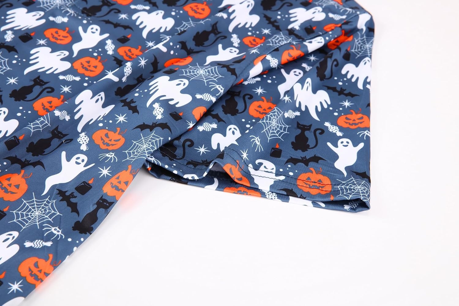 image:imageAlex Vando Mens Hawaiian Golf Shirt Moisture Wicking Digital Print Polo Tropical vivid patterns Sweatabsorbing Flexible stretch weave Side air slits Unrestricted daily activityDustyblue Pumpkin