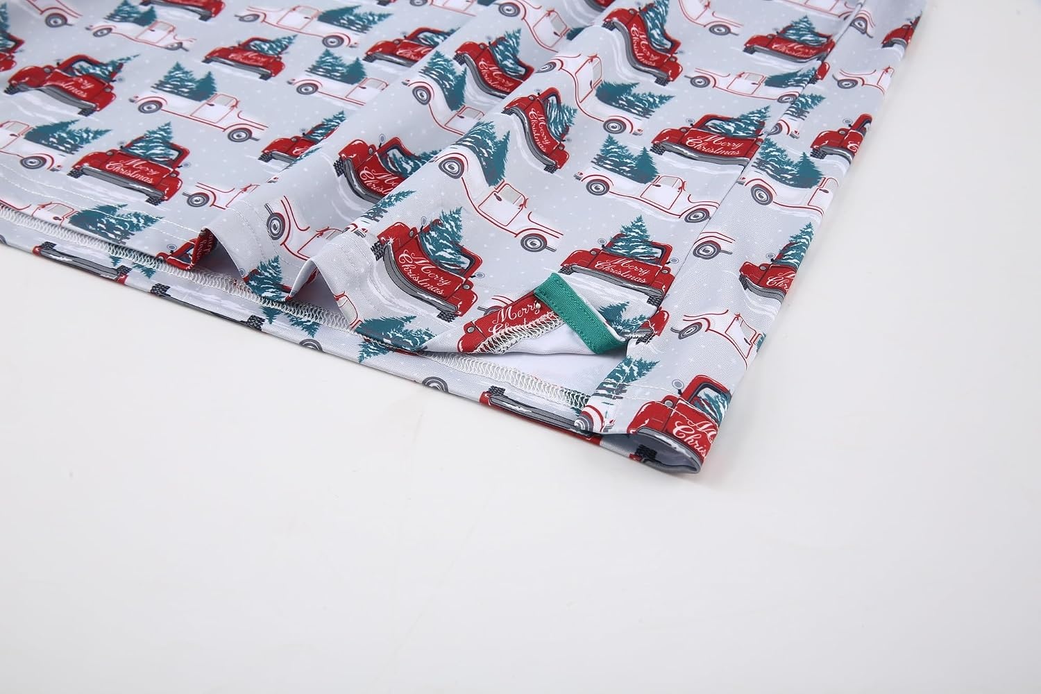 image:imageAlex Vando Mens Hawaiian Golf Shirt Moisture Wicking Digital Print Polo Tropical vivid patterns Sweatabsorbing Flexible stretch weave Side air slits Unrestricted daily activityGrey Christmas Car