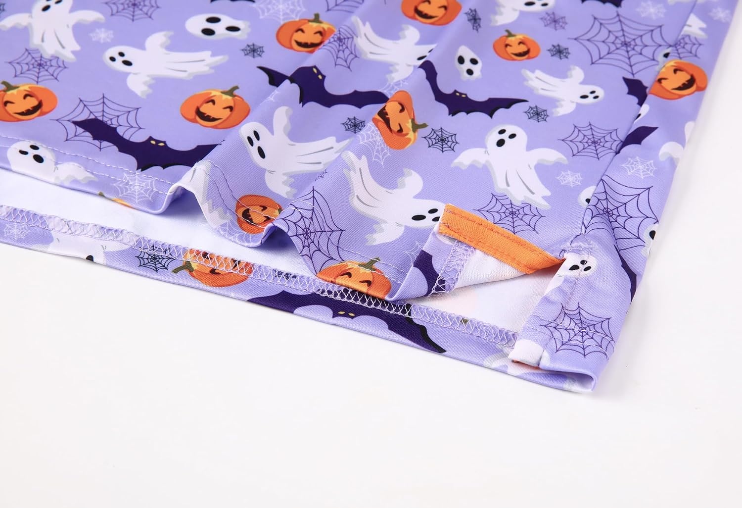 image:imageAlex Vando Mens Hawaiian Golf Shirt Moisture Wicking Digital Print Polo Tropical vivid patterns Sweatabsorbing Flexible stretch weave Side air slits Unrestricted daily activityPurple Pumpkin