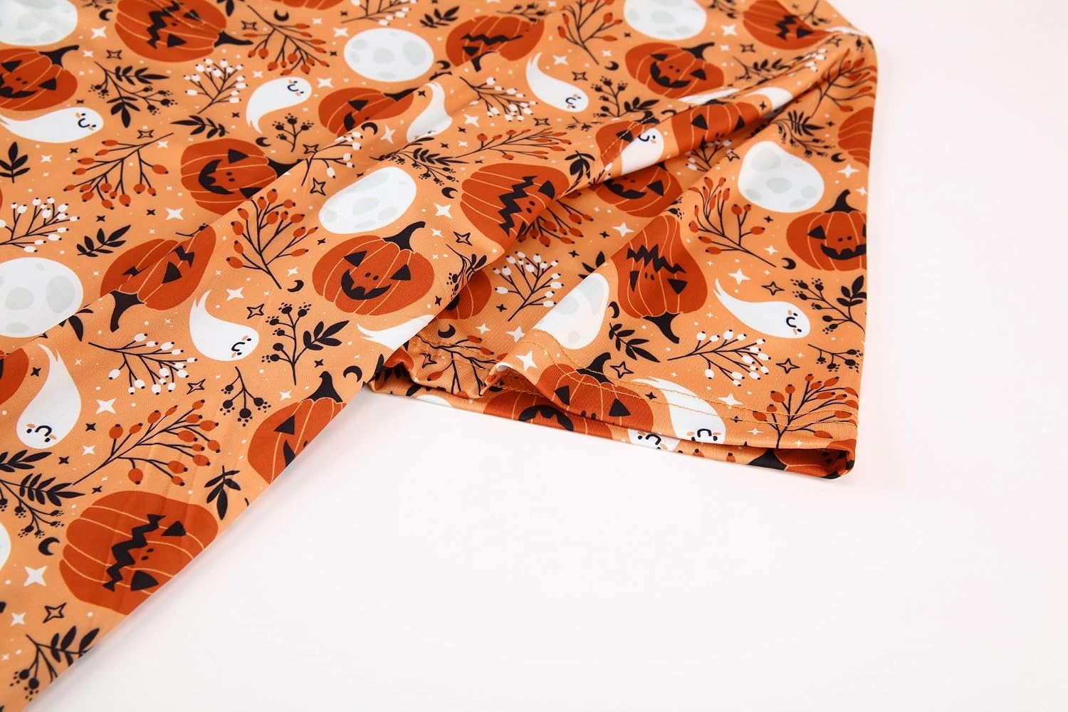 image:imageAlex Vando Mens Hawaiian Golf Shirt Moisture Wicking Digital Print Polo Tropical vivid patterns Sweatabsorbing Flexible stretch weave Side air slits Unrestricted daily activityOrange Pumpkin