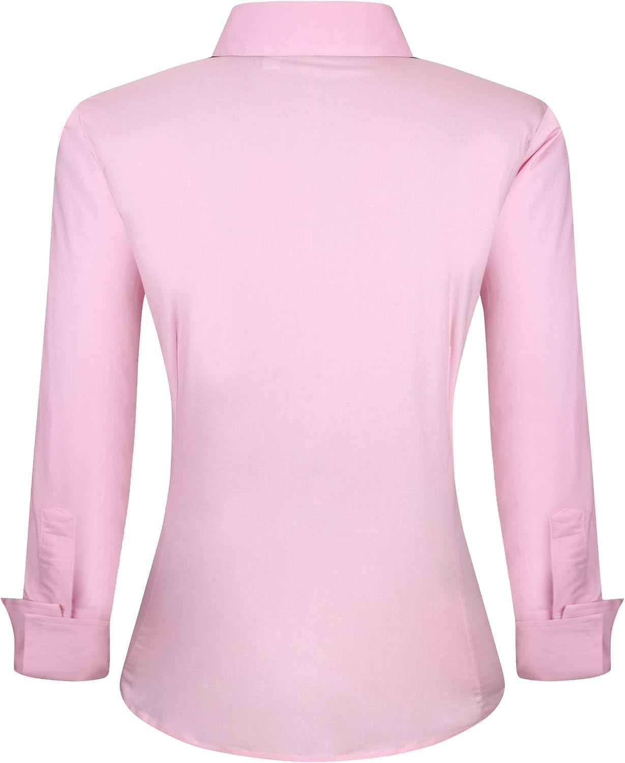 image:imageAlex Vando Womens Dress Shirts Button Down Wrinkle Free Long Sleeve Shirt Breathable 4Way Stretch Fabric Shirt WrinkleResistant Spread Collar Easy Care Ideal For Business amp Everyday WearPink