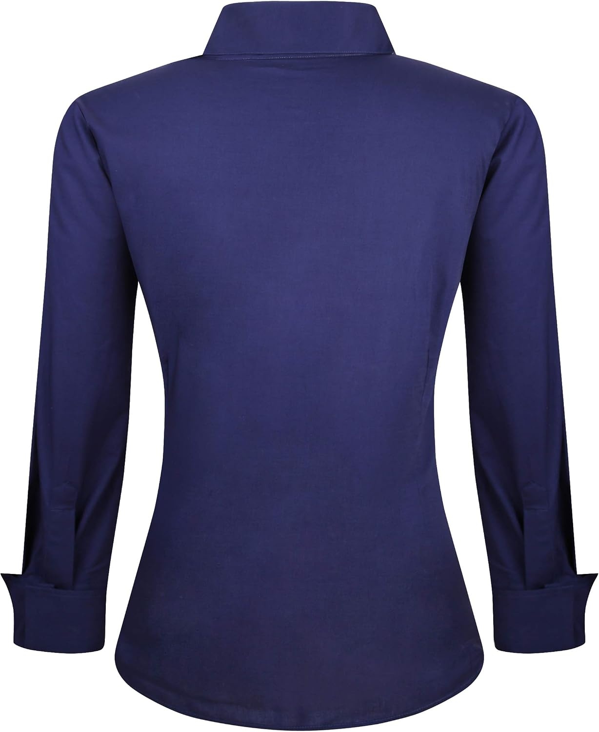 image:imageAlex Vando Womens Dress Shirts Button Down Wrinkle Free Long Sleeve Shirt Breathable 4Way Stretch Fabric Shirt WrinkleResistant Spread Collar Easy Care Ideal For Business amp Everyday WearNavy