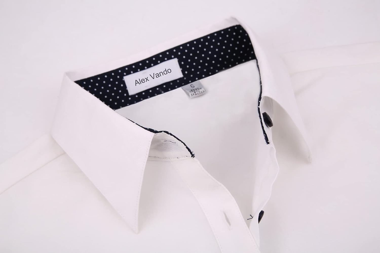 image:imageAlex Vando Womens Dress Shirts Button Down Wrinkle Free Long Sleeve Shirt Breathable 4Way Stretch Fabric Shirt WrinkleResistant Spread Collar Easy Care Ideal For Business amp Everyday WearWhite