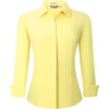 Hidden Placket Yellow