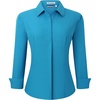 Hidden Placket Turquoise