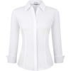 Hidden Placket White