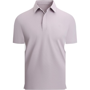 Alex Vando Men’s Golf Polo Shirt Textured Stretch Performance Polo | Structured Collar; Textured Knit Finish; 8-Way Stretch; Regular Fit True to Size; 87% Nylon 13% Spandex; Machine Washable(Purple)