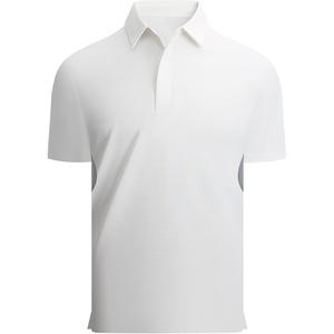 Alex Vando Men’s Golf Polo Shirt Textured Stretch Performance Polo | Structured Collar; Textured Knit Finish; 8-Way Stretch; Regular Fit True to Size; 87% Nylon 13% Spandex; Machine Washable(White)