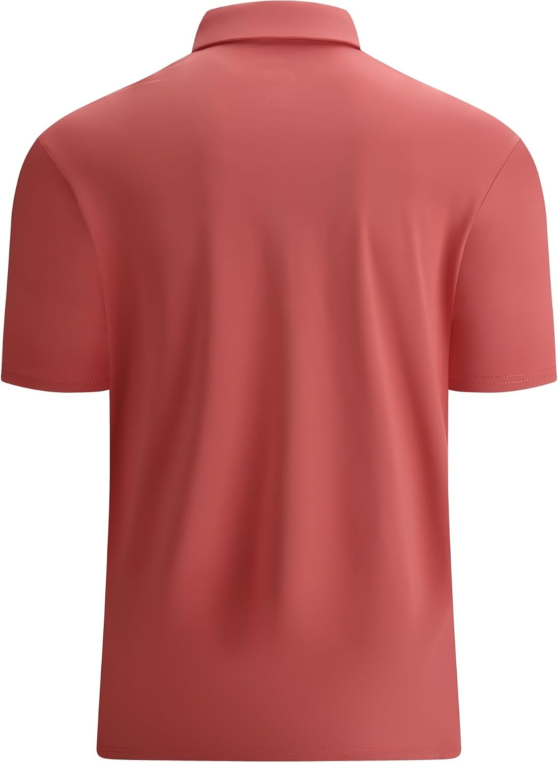 image:imageAlex Vando Mens Golf Shirt QuickDry Solid Short Sleeve Polo Shirts Moisture wickingInner collar decorativeFlexible movementSolid sleek silhouetteSturdy longwearing buildPink 09