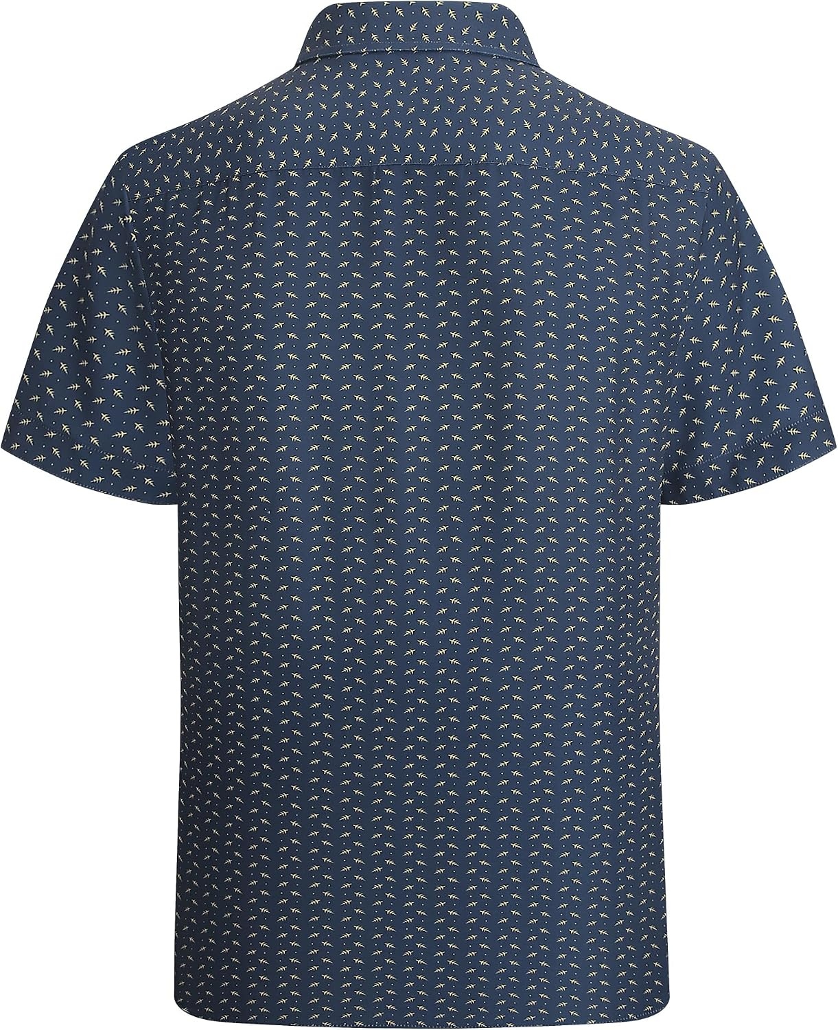 image:imageAlex Vando Mens Printed Dress Shirts Easy Care Button Down Shirt Fourway flexible weave Inner collar amp cuff contrast Antiwrinkle texture Lightweight Great present for male relativesBlack Tree 402