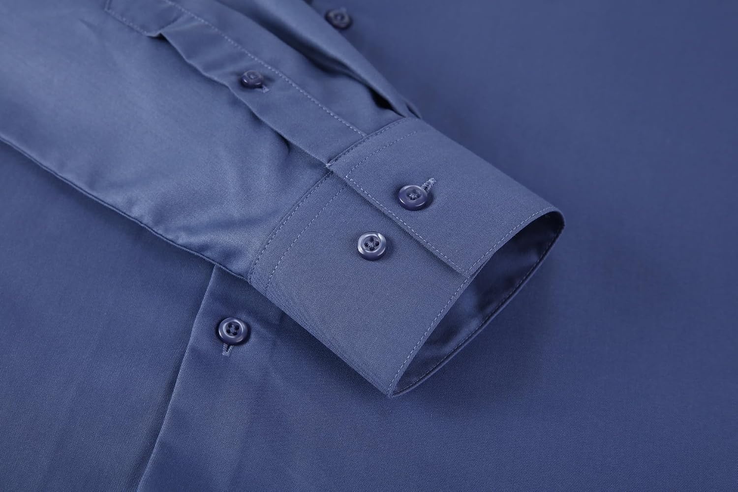 image:imageAlex Vando Mens Dress Shirts StainResistant Long Sleeve Stretch Work Shirts for MenStainresistant Teal 07
