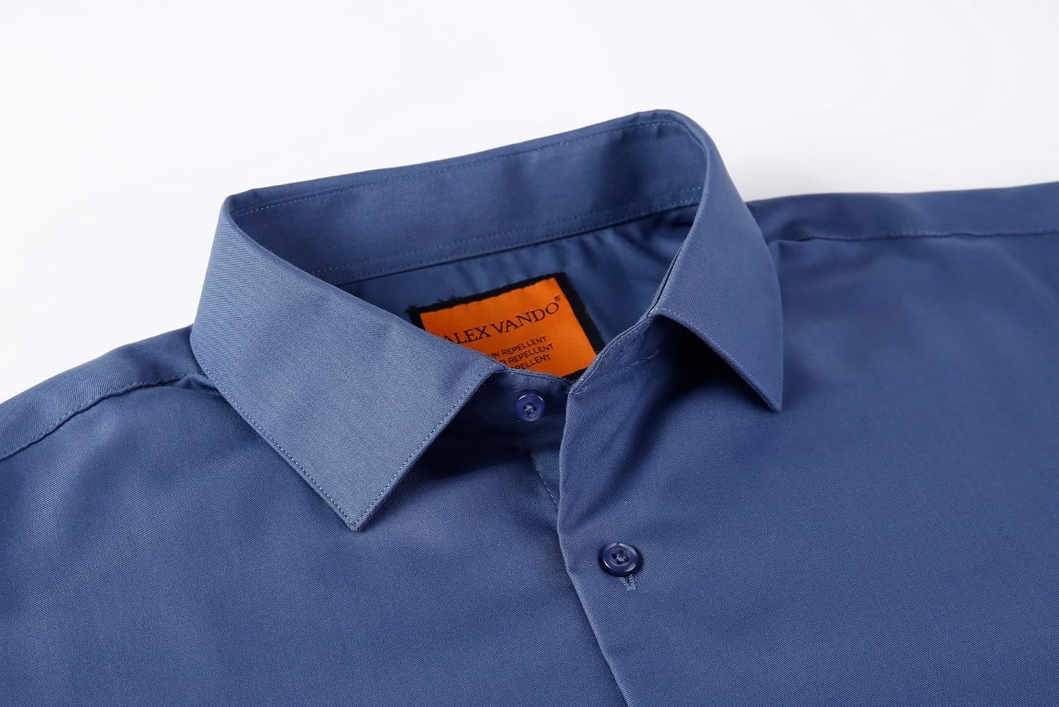 image:imageAlex Vando Mens Dress Shirts StainResistant Long Sleeve Stretch Work Shirts for MenStainresistant Teal 07