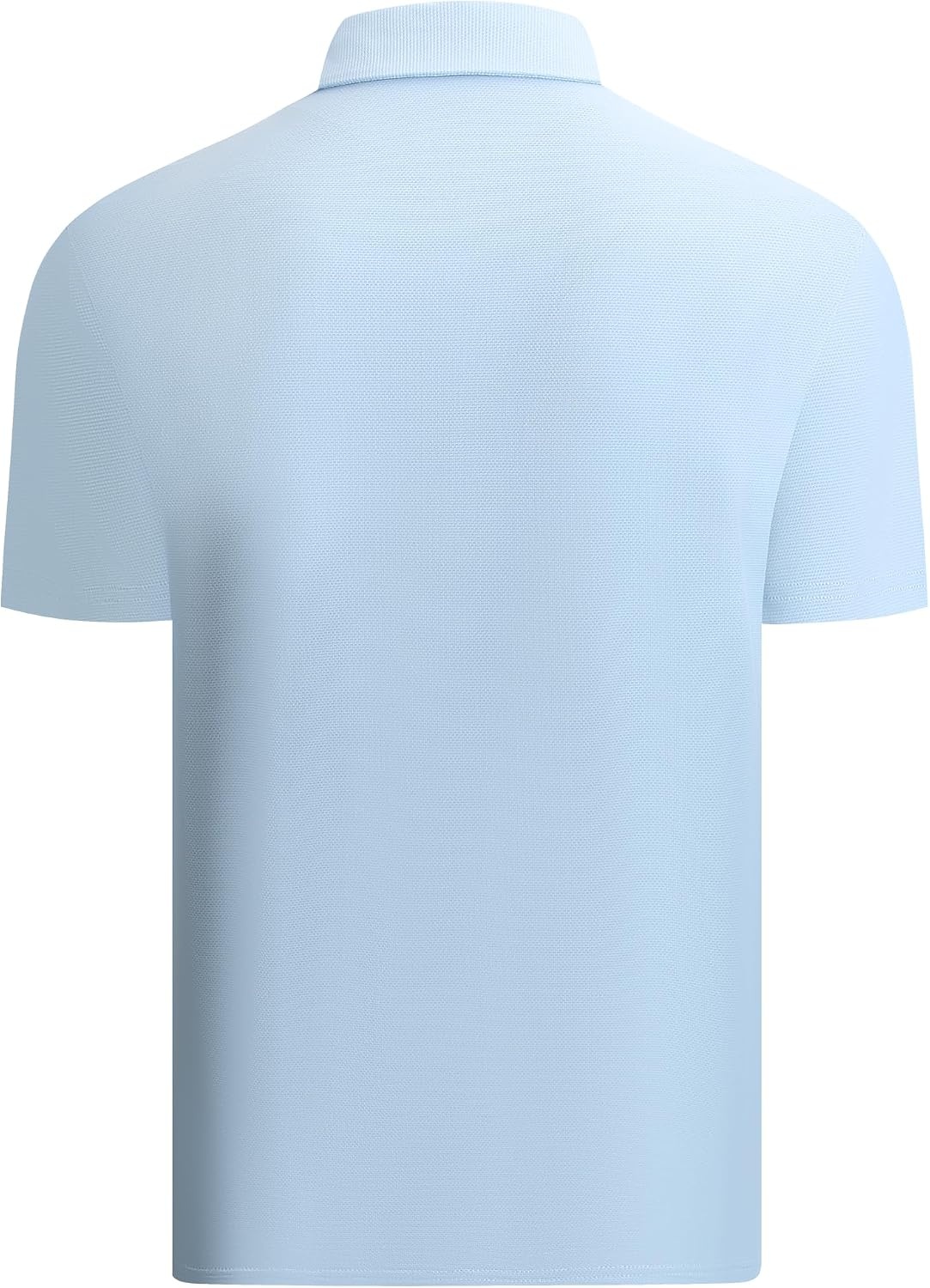 image:imageAlex Vando Mens Golf Polo Shirt Textured Stretch Performance PoloBlue