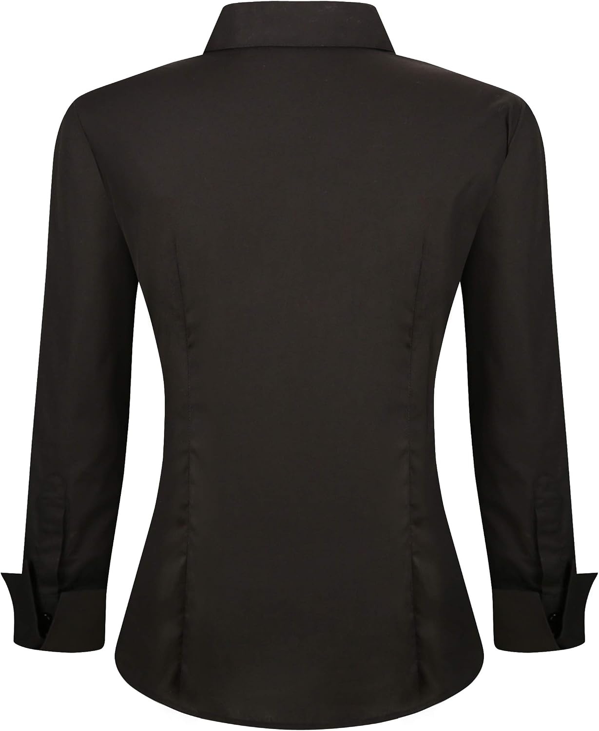 image:imageAlex Vando Womens Dress Shirts Button Down Wrinkle Free Long Sleeve ShirtBlack