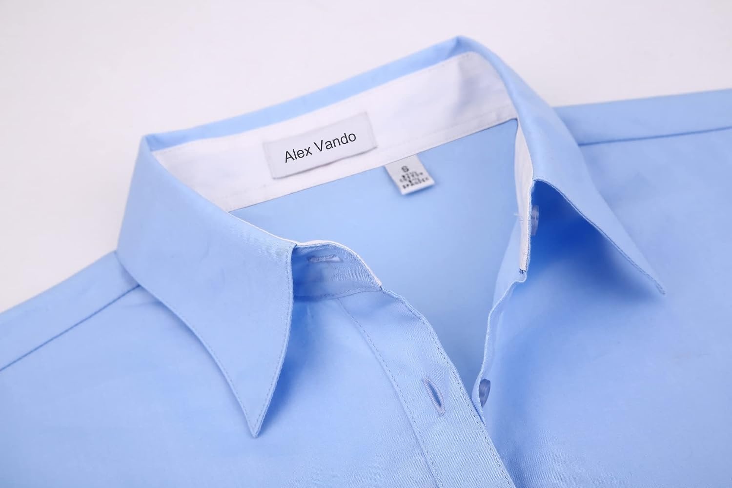image:imageAlex Vando Womens Dress Shirts Button Down Wrinkle Free Long Sleeve ShirtBlue